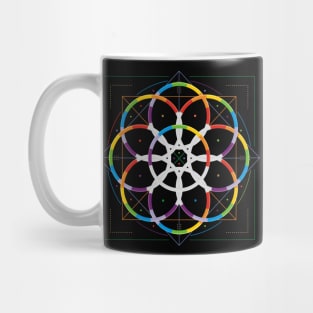 Kaleidoscope Rainbow Mug